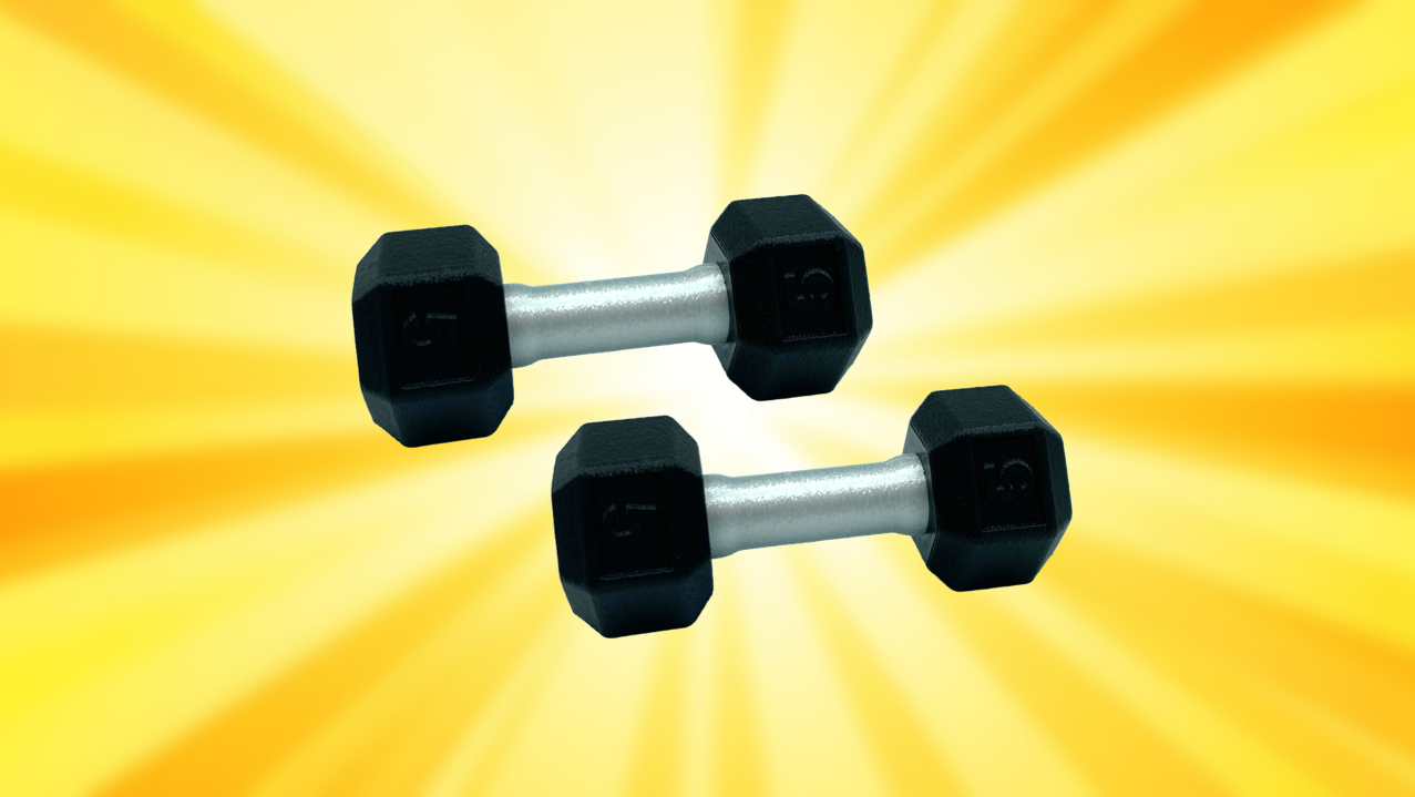 Baby Rattle Dumbbell Set of 2 3D Printed