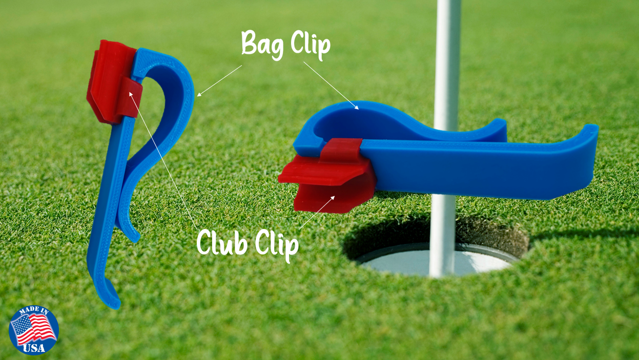 14 PC Golf Club Organizer Clip Putter Bag Holder 3D Printed