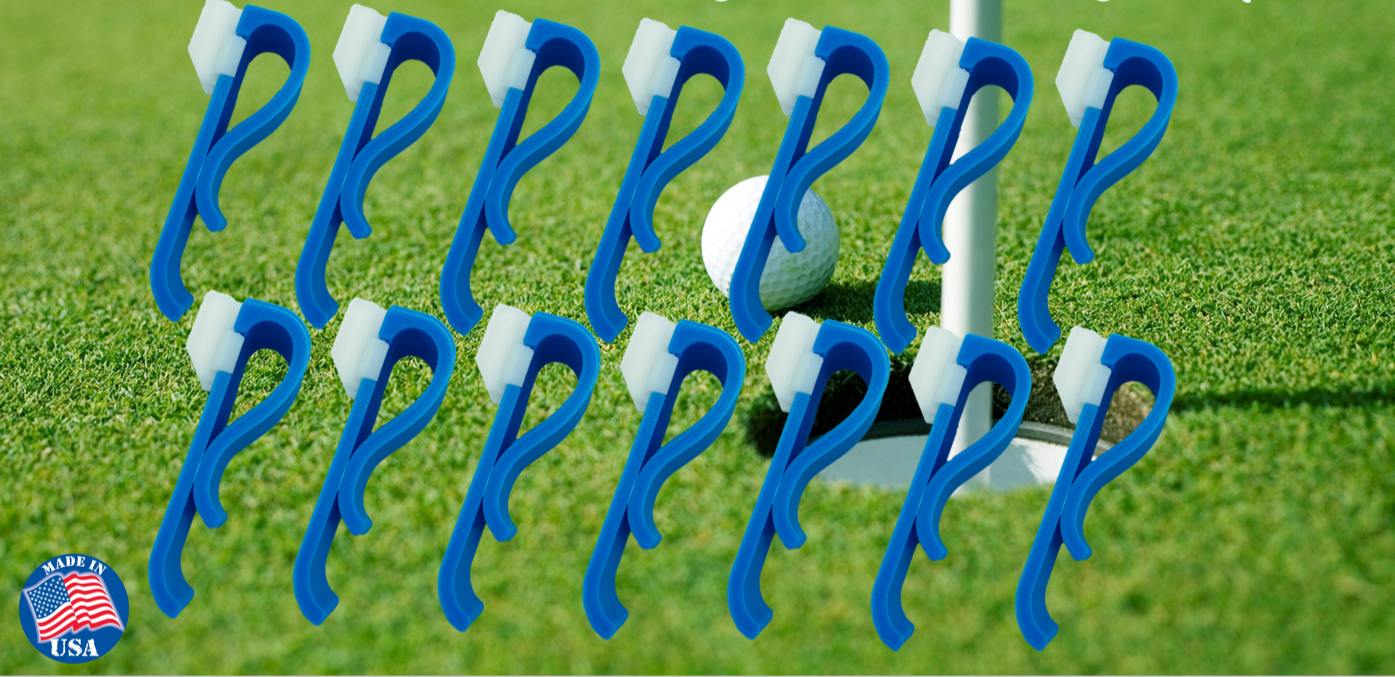 14 PC Golf Club Organizer Clip Putter Bag Holder 3D Printed