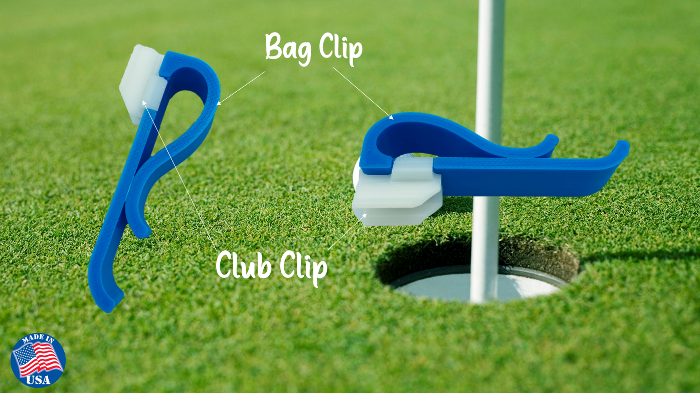 14 PC Golf Club Organizer Clip Putter Bag Holder 3D Printed