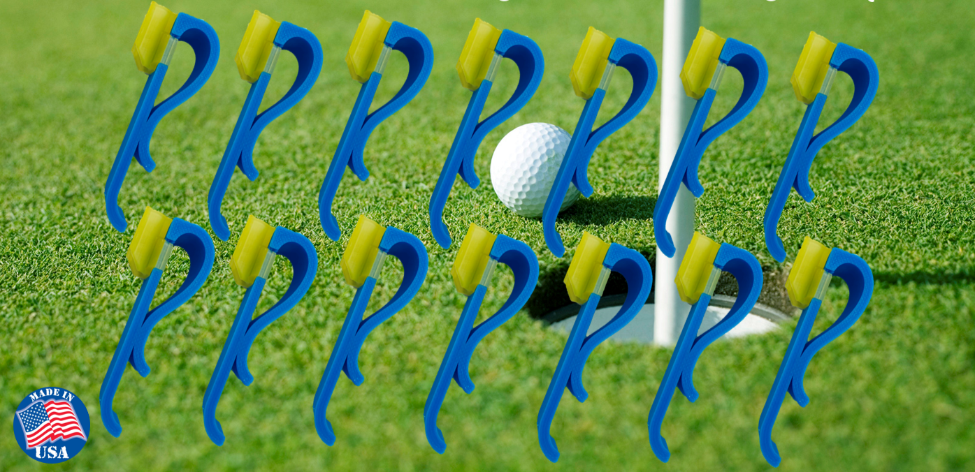 14 PC Golf Club Organizer Clip Putter Bag Holder 3D Printed