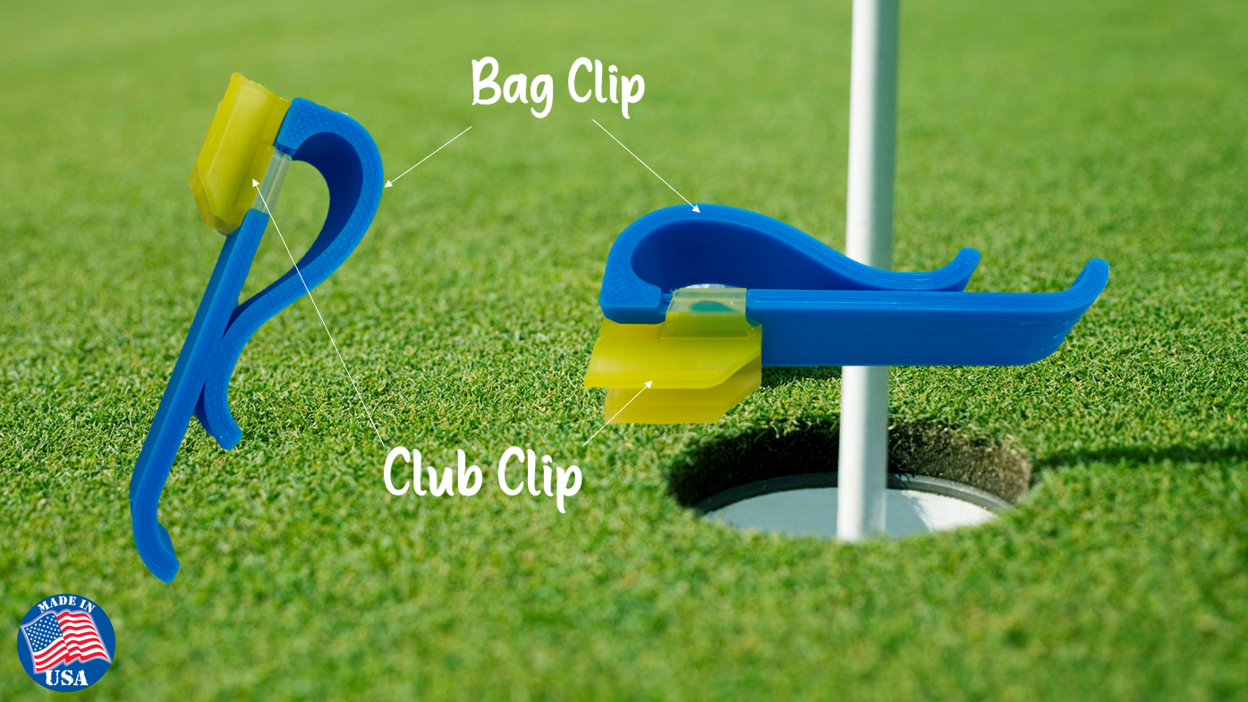 14 PC Golf Club Organizer Clip Putter Bag Holder 3D Printed