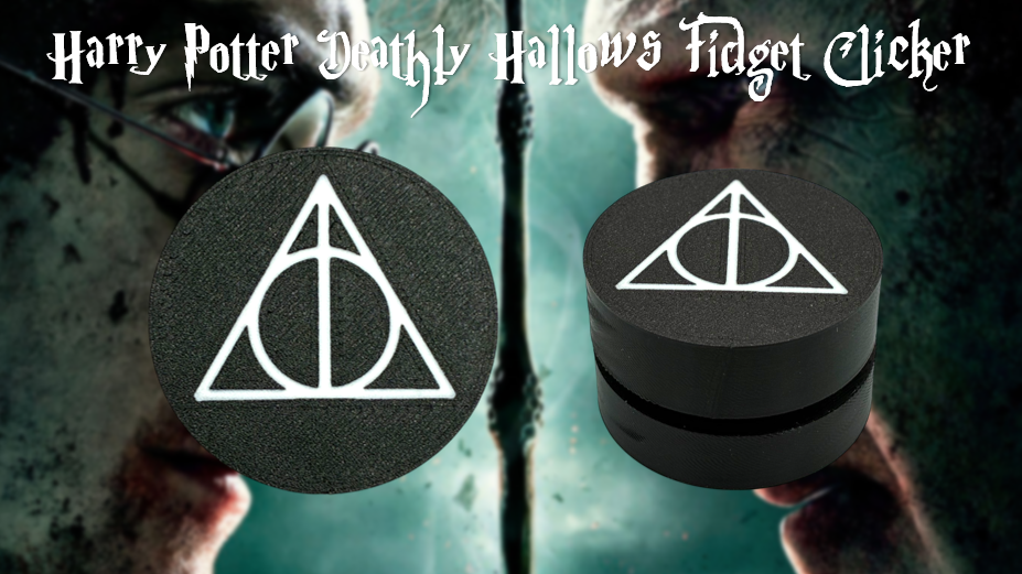 Harry Potter Deathly Hallows Fidget Clicker