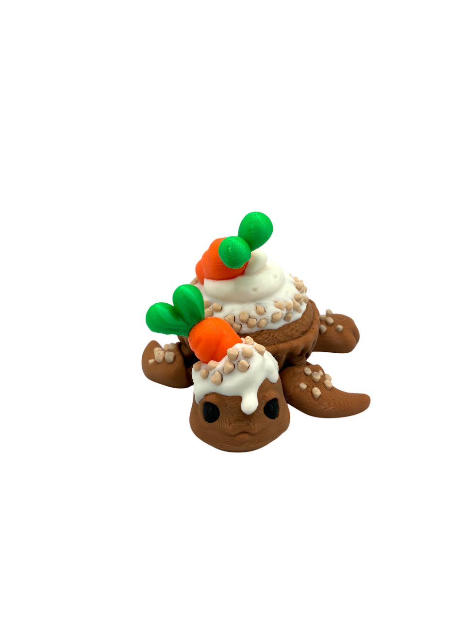 Articulated Carrot Cupcake Turtle