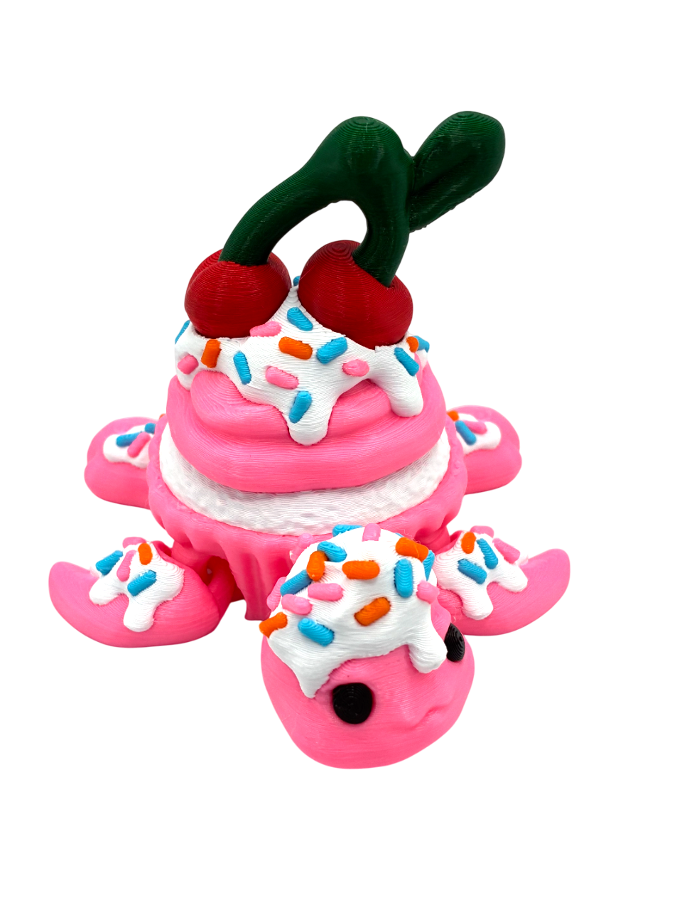 Articulated Cherry Cupcake Turtle