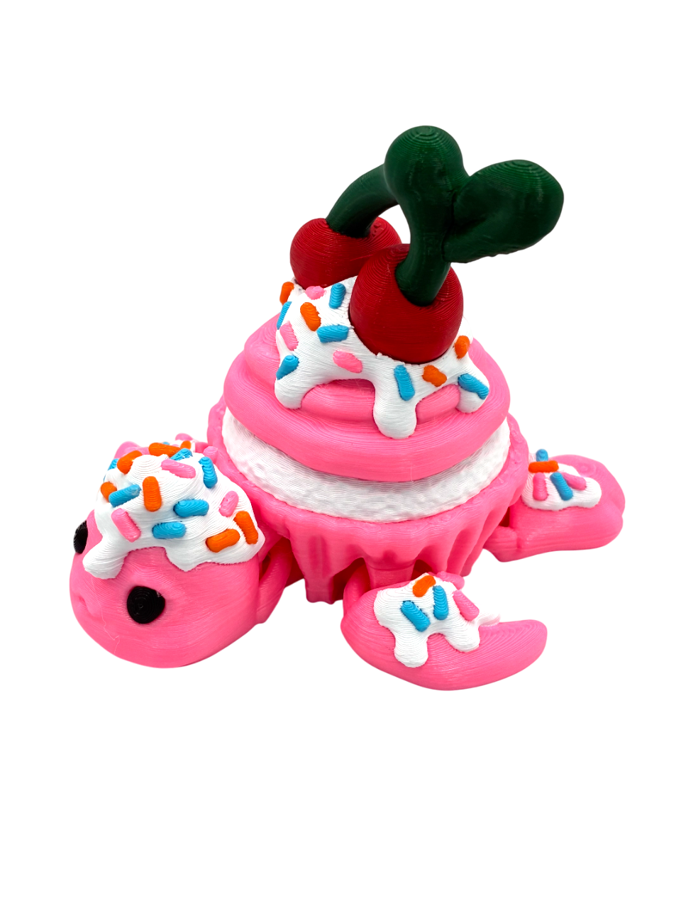 Articulated Cherry Cupcake Turtle