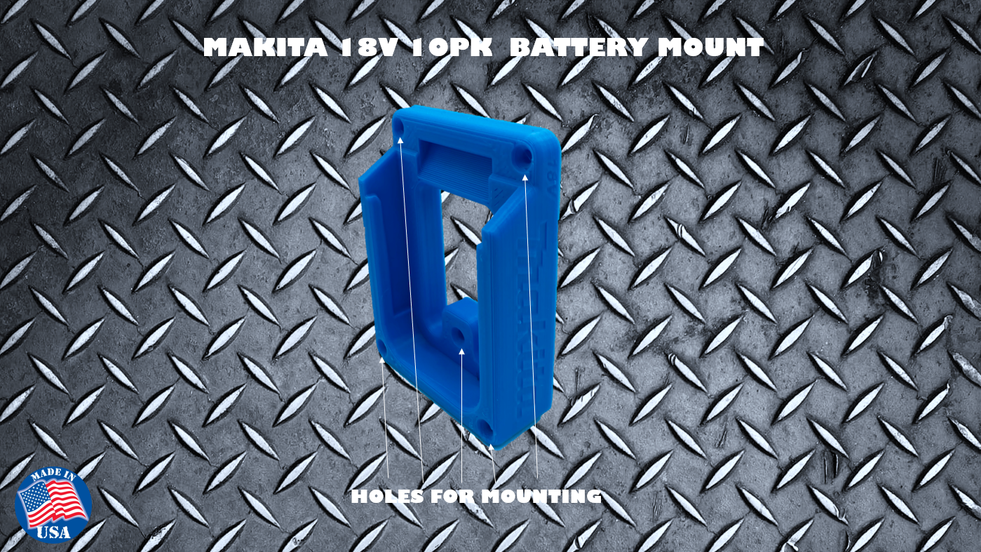 Makita 18V Battery Mount/Holder/Hanger 10PK