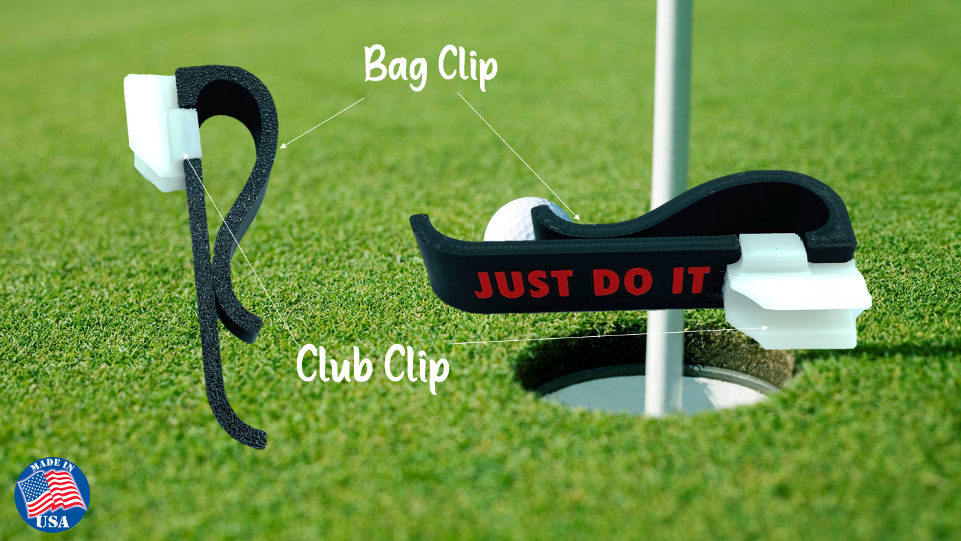 Nike 14 PC Golf Club Organizer Clip Putter Bag Holder 3D Printed