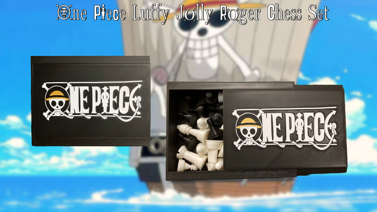 One Piece Luffy Jolly Roger Chess Set