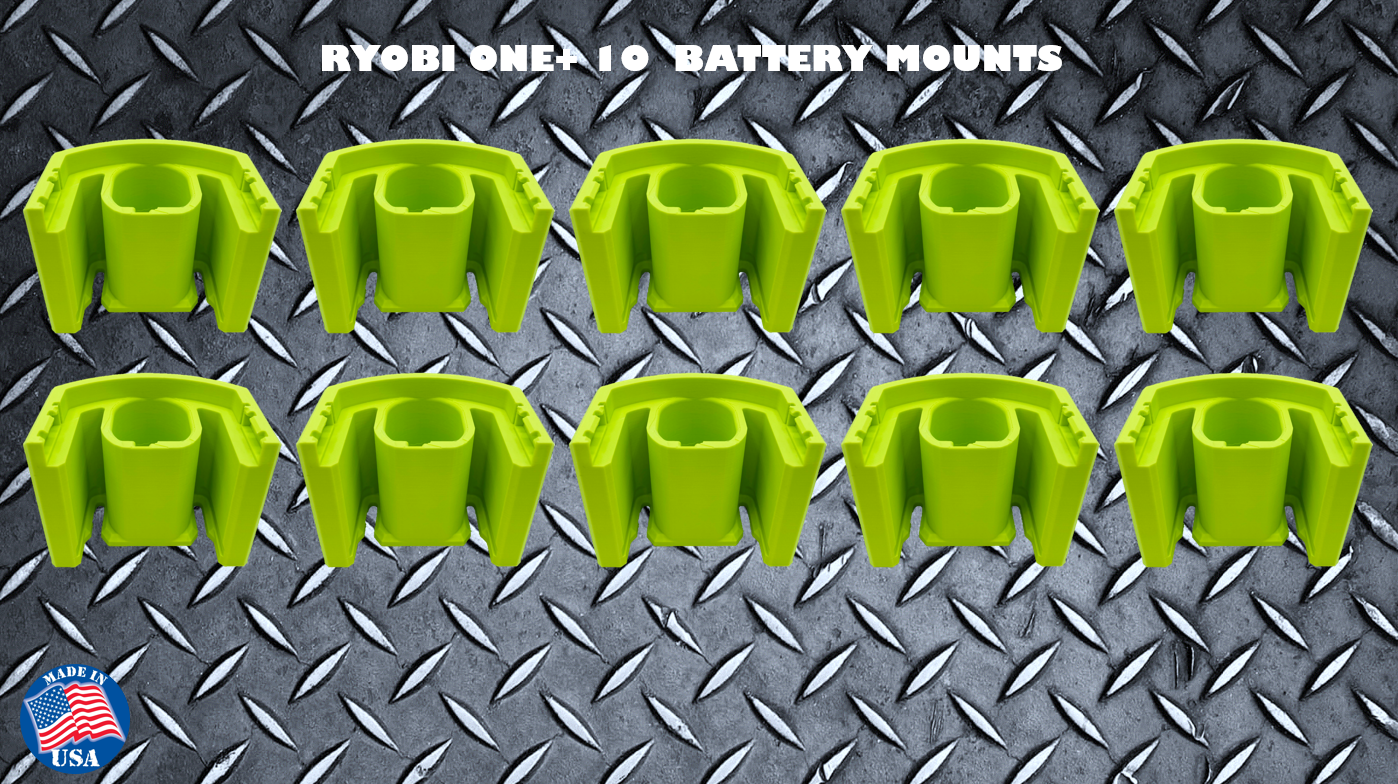 RYOBI ONE+ 10pk Battery Mounts