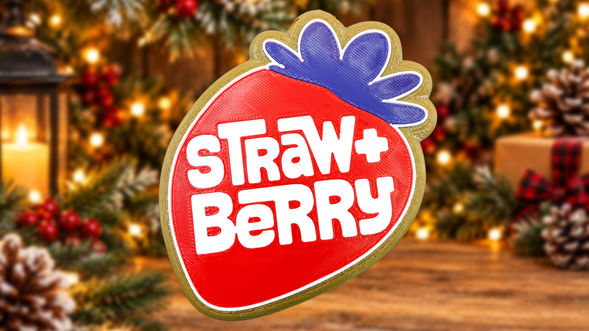 Straw+Berry Heated Rivalry Cookie Ornament
