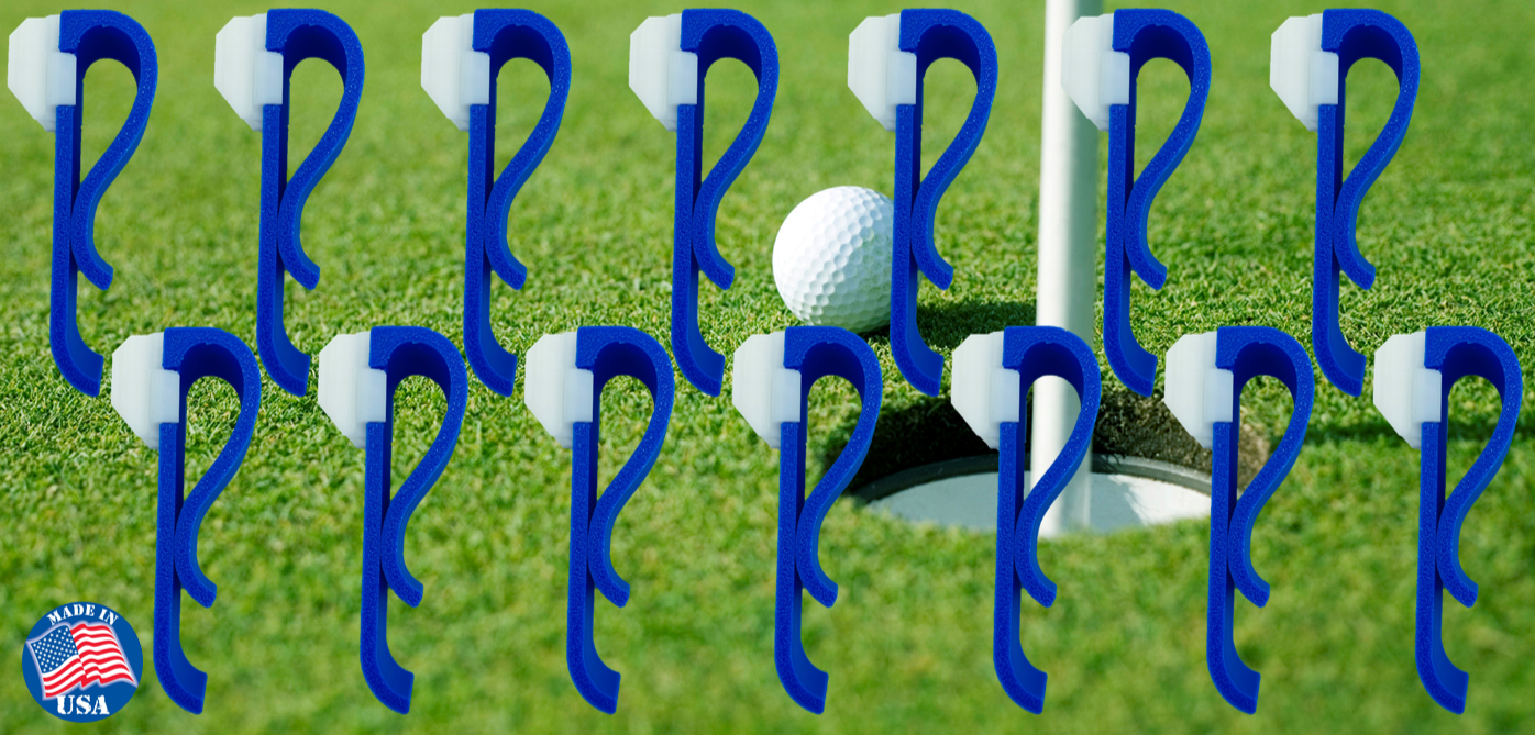 University of Kentucky 14 PC Golf Club Organizer Clip Bag Holder 3D Printed