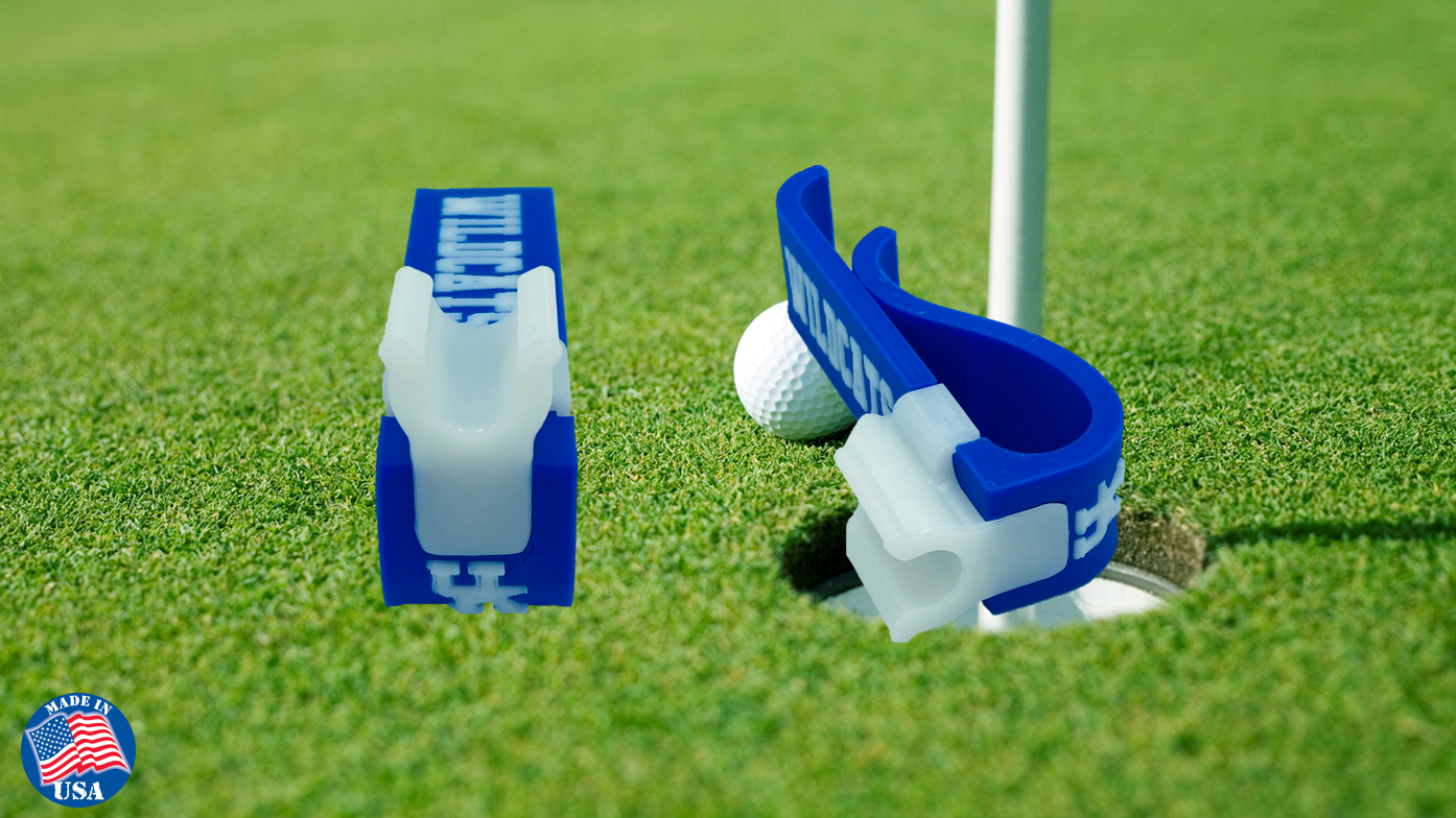 University of Kentucky 14 PC Golf Club Organizer Clip Bag Holder 3D Printed