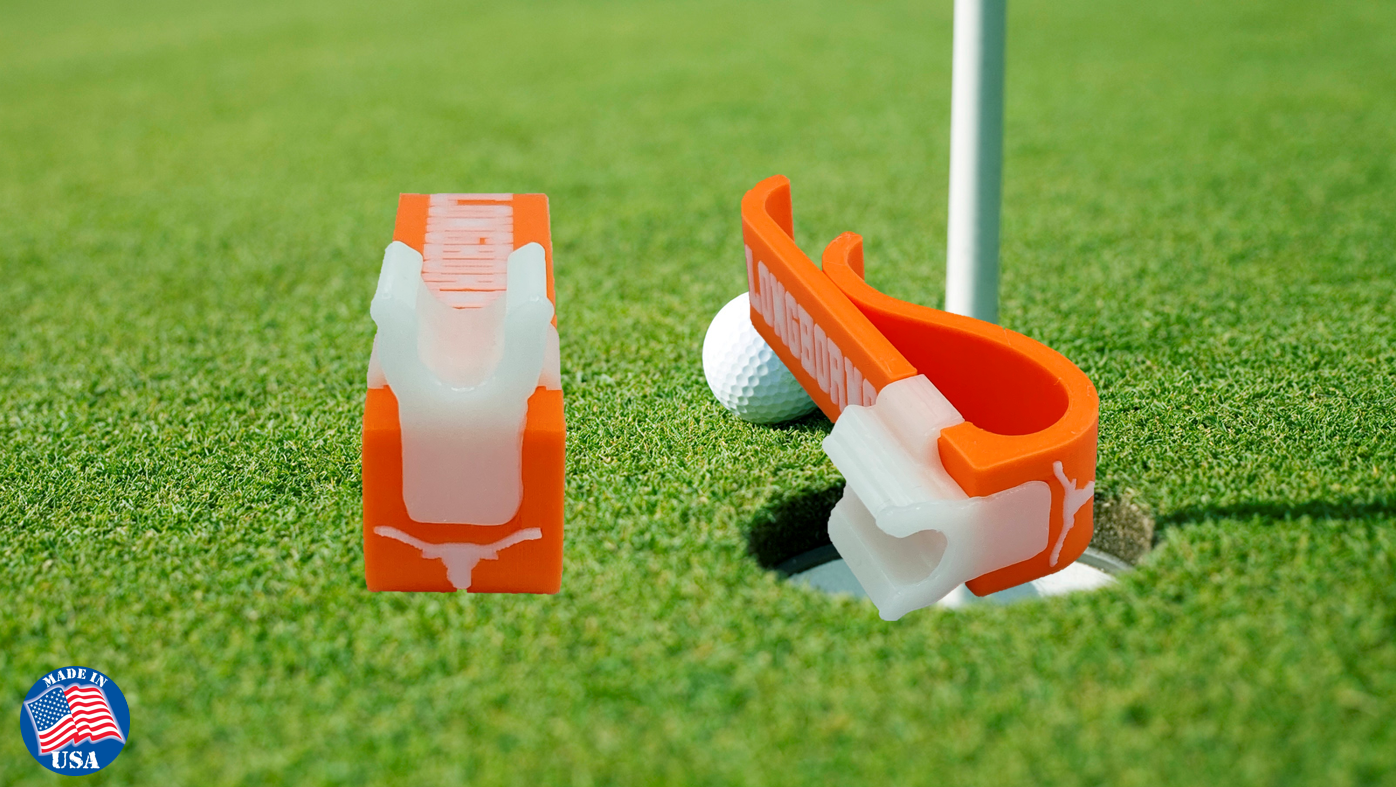 University of Texas 14 PC Golf Club Organizer Clip Bag Holder 3D Printed