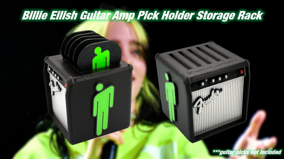 Billie Eilish Fender Guitar Amp Pick Holder Storage Rack