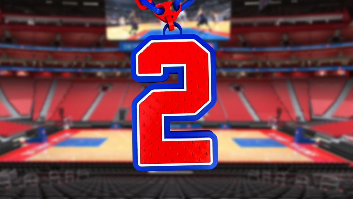 Detroit Pistons Cade Cunningham Jersey #2 Hype Chain