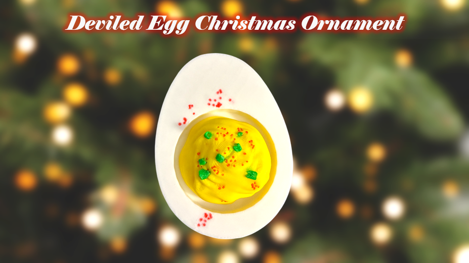 Deviled Egg Christmas Ornament