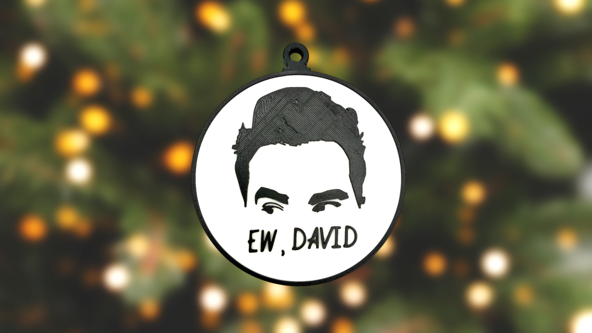 Ew, David Christmas Ornament