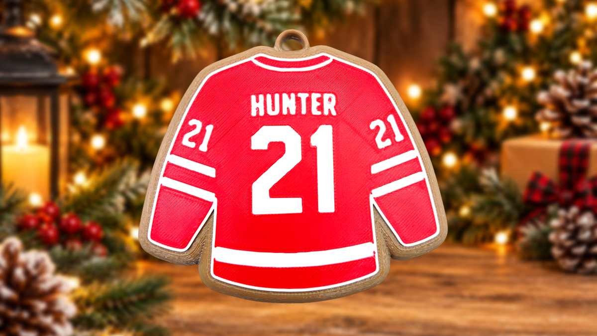 Scott Hunter Jersey Christmas Cookie Ornament