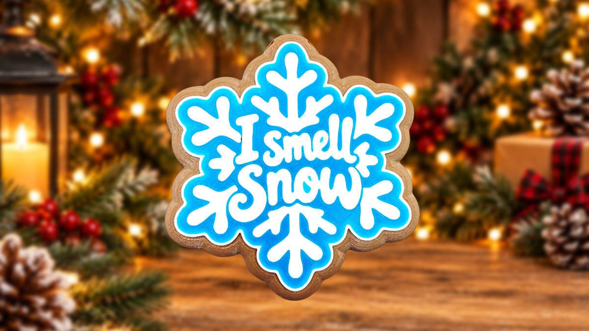 I Smell Snow Cookie Ornament
