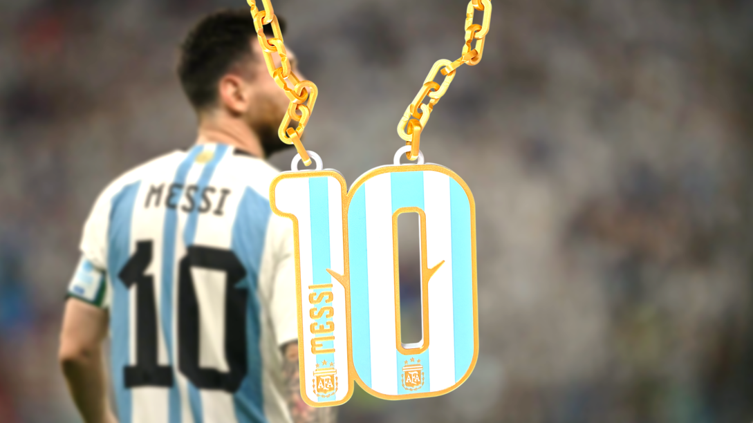 Lionel Messi Argentina #10 Hype Chain