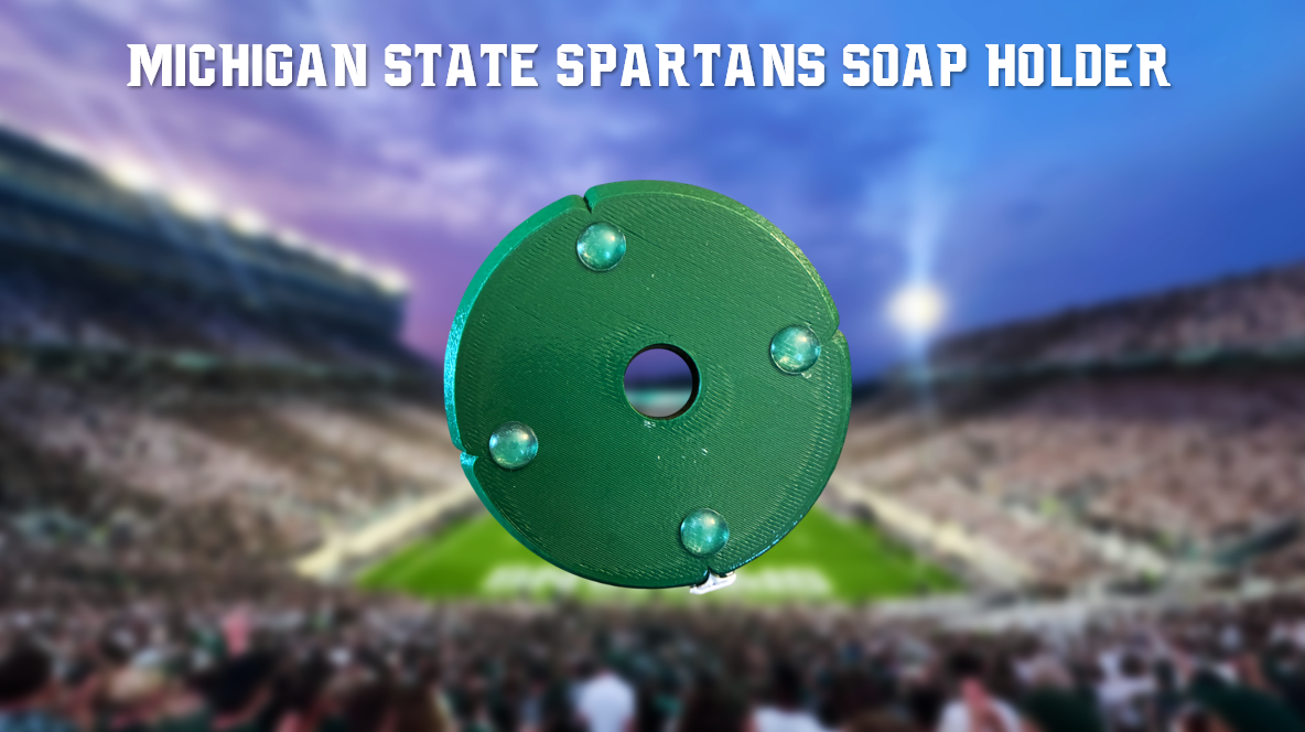 Michigan State Football Soap Holder