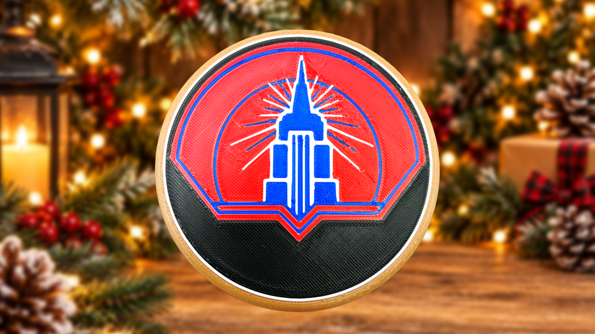 New York Admirals Puck Christmas Cookie Ornament