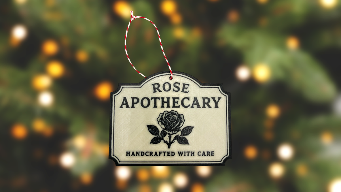 Rose Apothecary Ornament