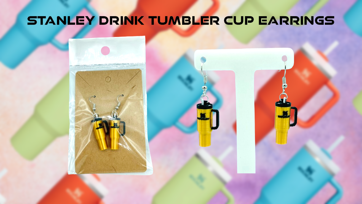 Stanley Drink Tumbler Cup Dangle/Drop Earrings