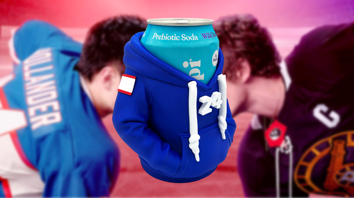 Heated Rivalry Shane Hollander Hoodie-Style Can Holder Koozie