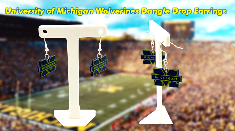University of Michigan Earrings