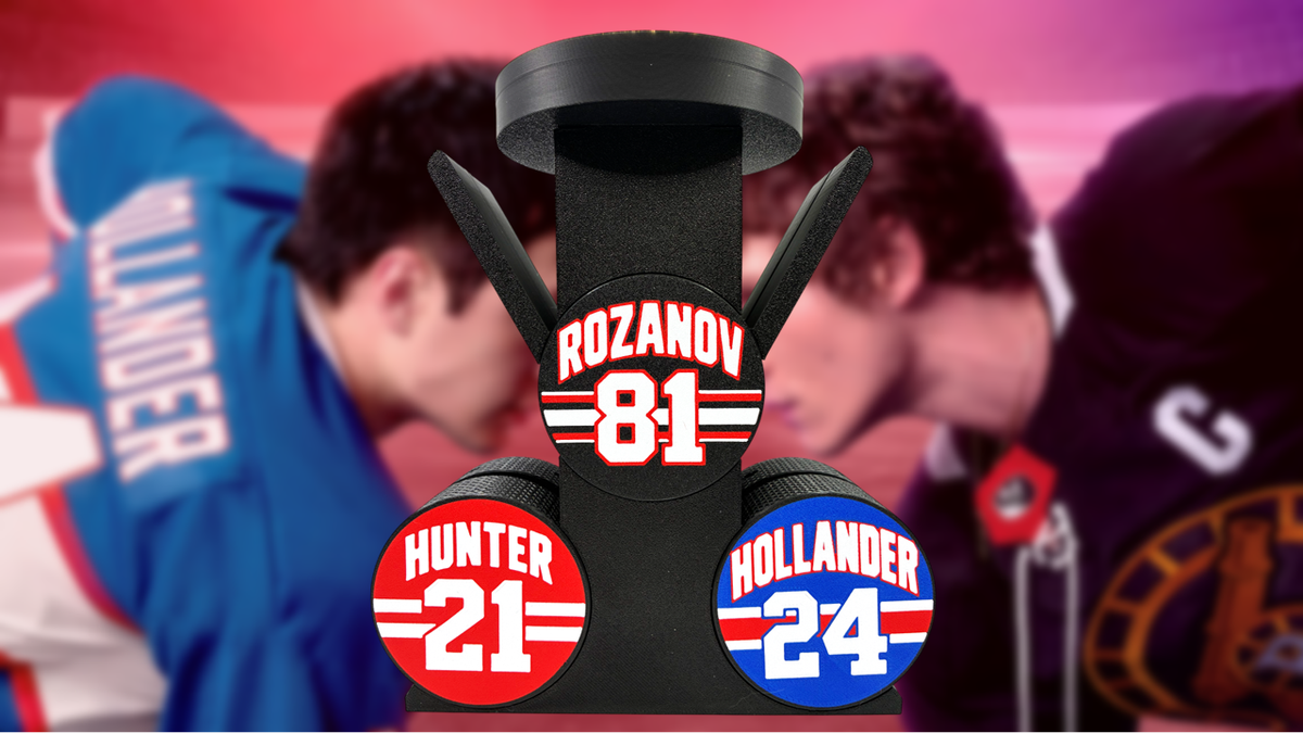 Heated Rivalry Inspired 3-Wick Candle Display Stand – 6 Interchangeable Pucks