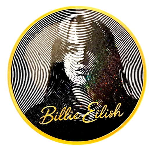 Billie Eilish Vinyl Record–Style Wall Art