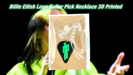Billie Eilish Logo Guitar Pick Necklace