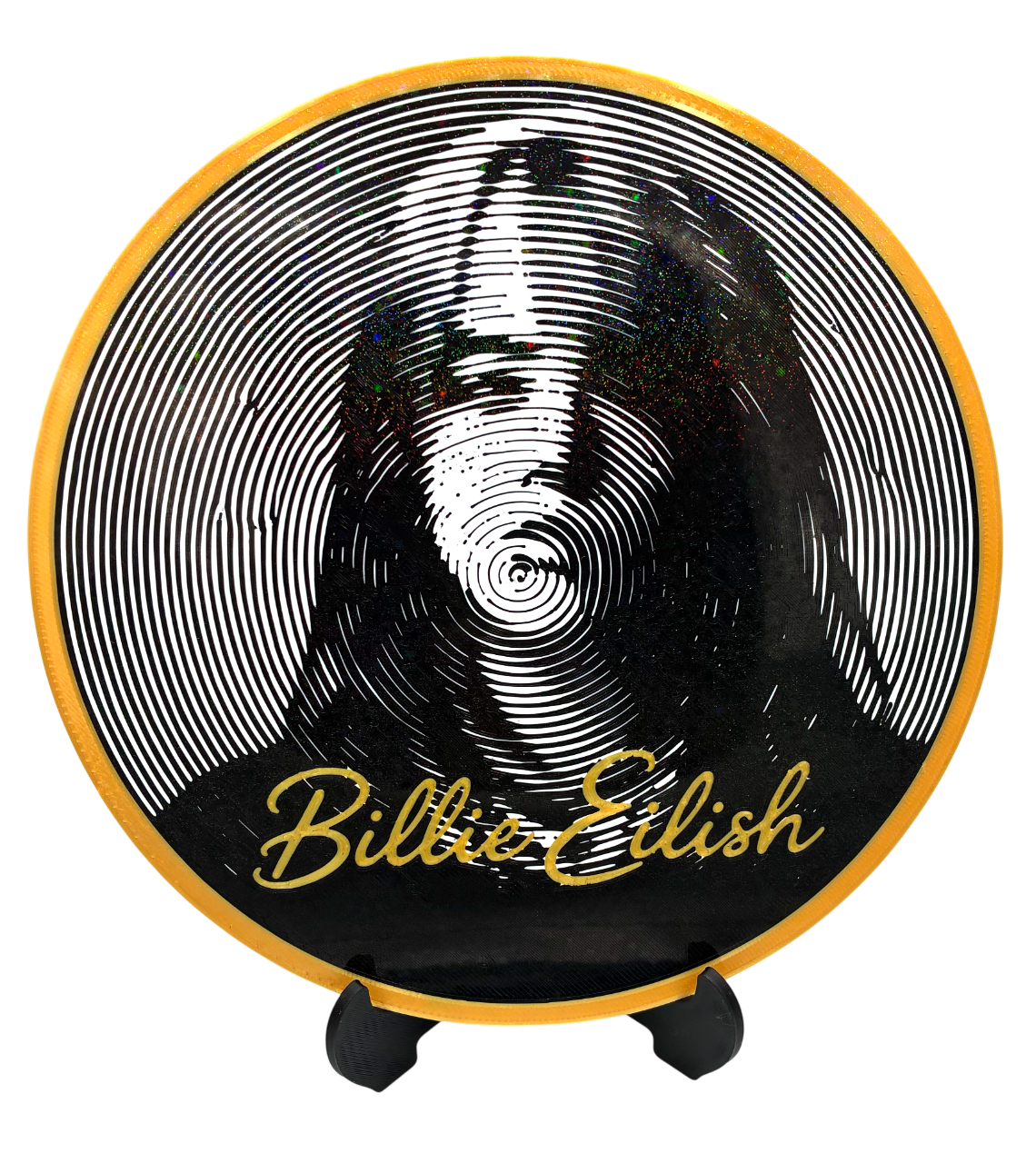 Billie Eilish Vinyl Record–Style Wall Art