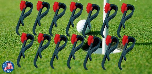 14 PC Golf Club Organizer Clip Putter Bag Holder 3D Printed