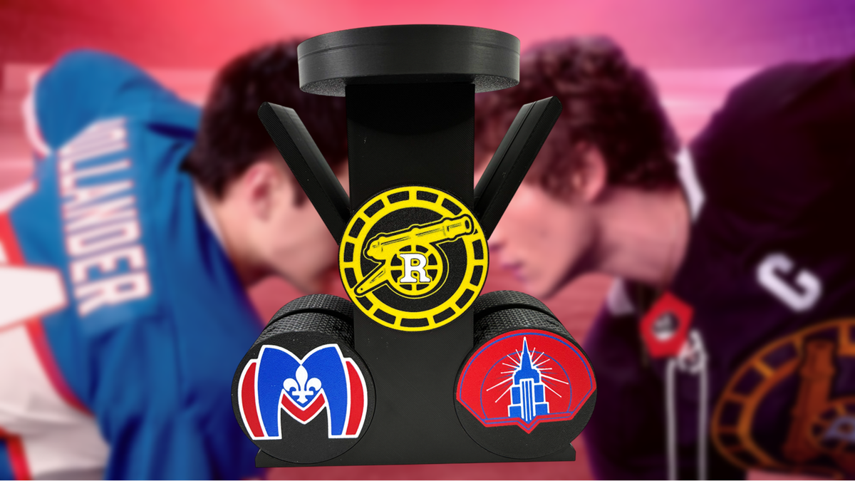 Heated Rivalry Inspired 3-Wick Candle Display Stand – 6 Interchangeable Pucks