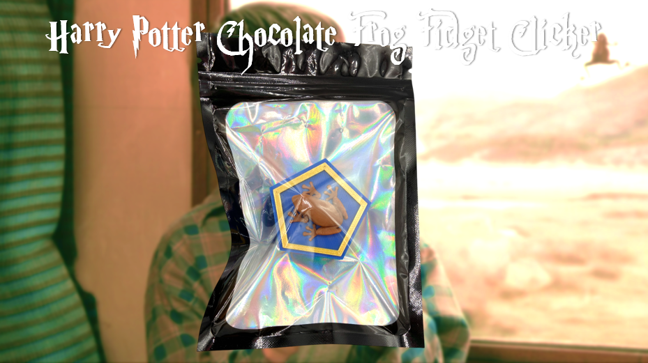 Harry Potter Chocolate Frog Fidget Clicker 3D Printed