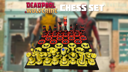 Deadpool Wolverine Chess Set