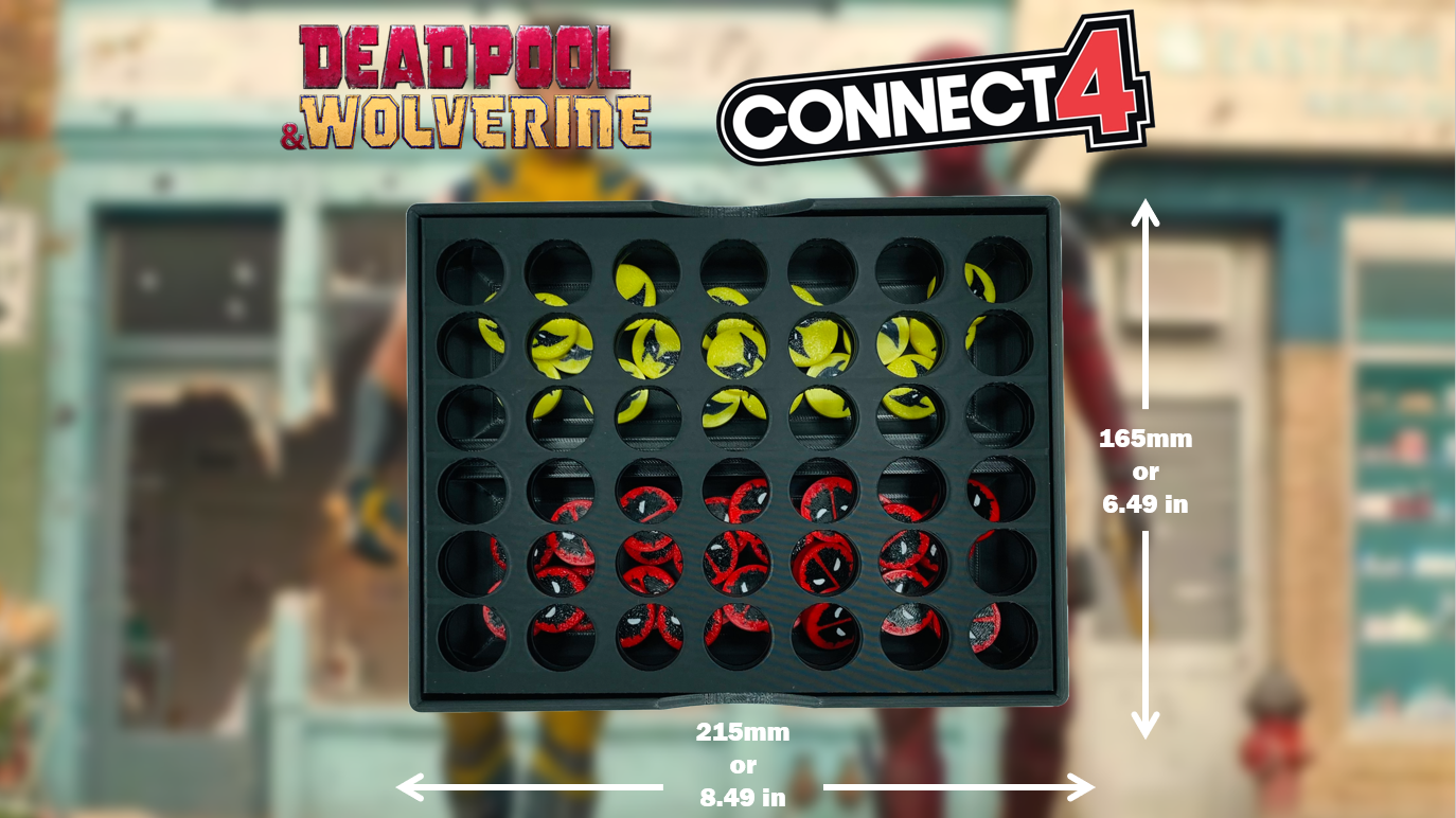 Deadpool Wolverine Connect 4 Game