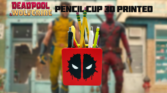 Deadpool Wolverine Pencil Cup 3D Printed
