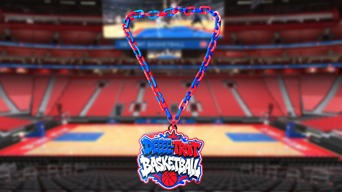 Detroit Pistons "DEEEE-TROIT BASKETBALL" Hype Chain