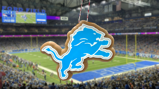 Detroit Lions Lion Logo Cookie Ornament