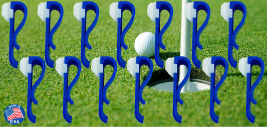 Doctor Who 14 PC Golf Club Organizer Clip Bag Holder 3D Printed
