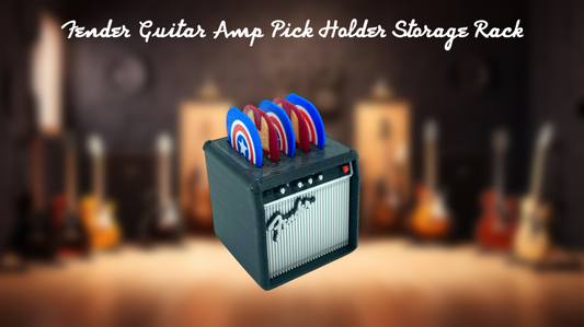 Fender Guitar Amp Pick Holder Storage Rack (Holds up to 5 Picks)
