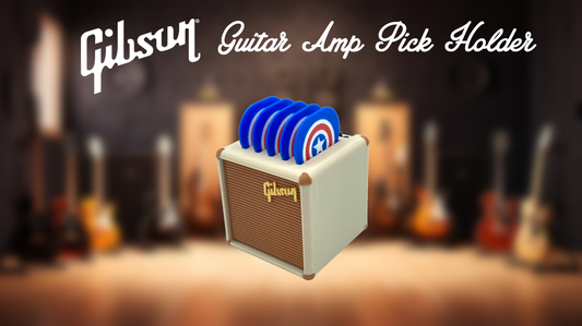 Gibson Guitar Amp Pick Holder Storage Rack (Holds up to 5 Picks)