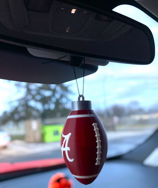 Alabama Crimson Tide Football Rearview Mirror Car Ornament 3D Printed