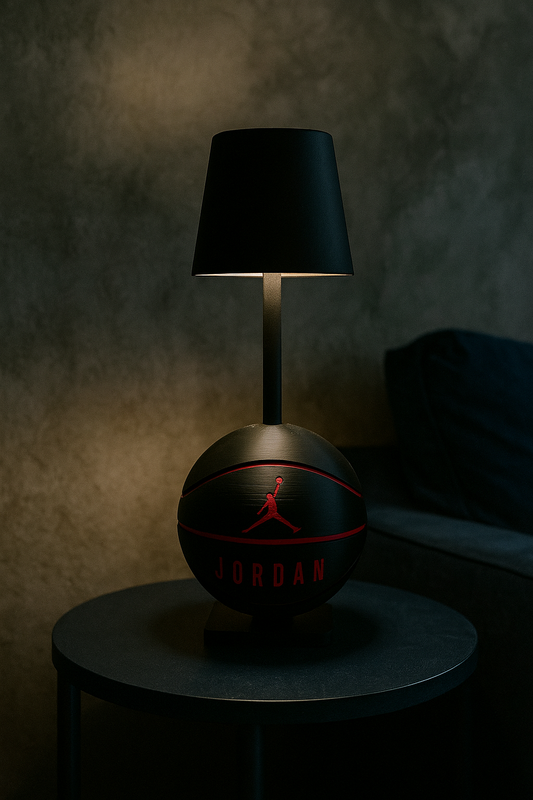 Air Jordan-Inspired Rechargeable Nightstand Lamp – LED Light w/ Jumpman Logo