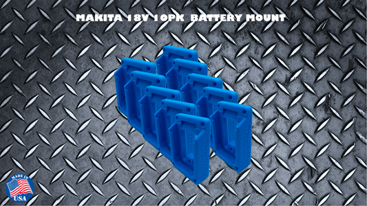 Makita 18V Battery Mount/Holder/Hanger 10PK