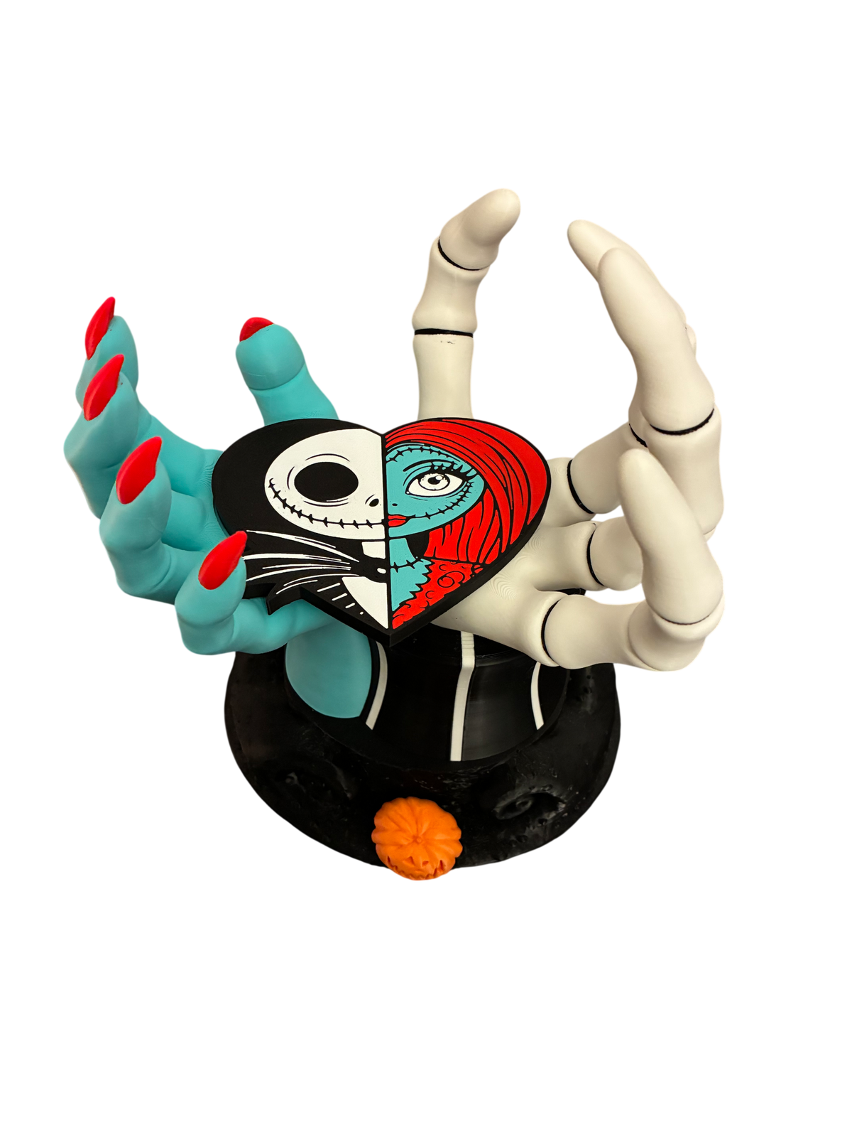 🎃 Nightmare Before Jack Skellington & Sally Inspired Candle Holder